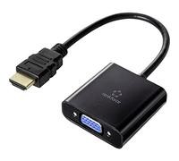 Renkforce RF-4531578 HDMI/VGA Adapter Cable Black 0.15m 15pin Skt ...