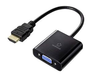 RENKFORCE HDMI/VGA Adapter Cable Male HDMI-A Female VGA 15-Pin 0.15 m Black RF-4531578 Toy Shielding