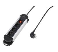 Renkforce Power Strip 3 Sockets Red Switch Wall Mountable 315A-CMB