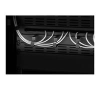 Renkforce RF-3525042 Server rack cabinet cable duct Black 19 inch 1 U