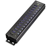 Renkforce RF-3897144 USB 3.0 Hub 13-Port Aluminum Case with Quick ...
