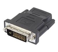 Renkforce RF-4212228 HDMI/DVI Adaptor [1x HDMI Female to 1x DVI Male 24+1-Pin.] Black