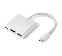 Renkforce Rf-4366444 Adapter USB-C To HDMI USB 3.2 White 12cm Gold...