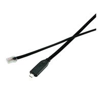 Renkforce RF-4379720 USB-C RJ45 Adapter Black 1.80 m