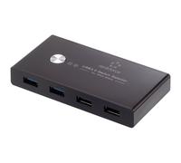 Renkforce RF-4474114 RF-SHB-200 USB 3.2 Gen 1 hub switch 4 ports black