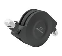 Renkforce RF-4476386 RJ45 Network Cable CAT 6A U/FTP 1.50 m Black Flat