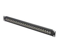 Renkforce RF-4541184 BNC patch panel 24 ports 483mm 19" 1U black