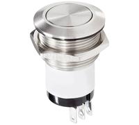 Renkforce Bell Button Stainless Steel Blue LED Ring 24V Dustproof RF-4707818