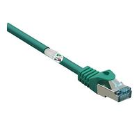 Renkforce RF-5088650 RJ45 Network Cable, Patch Cable CAT 6a S/FTP 2.00 m Green with Latch Protection, Flame Retardant, Pack of 1