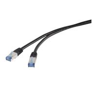 Renkforce RF-5266148 RJ45 Network cable CAT 6A S/FTP 20m Grey Flam...