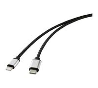 Renkforce RF-6056882 USB cable USB-C plug to USB-C plug White 1.00 m