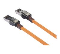 Renkforce RF-6609652 Network cable RJ45 CAT 6A S/FTP 3m Orange Hal...
