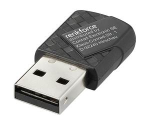 Renkforce RF-6735678 Adapter USB A USB 2.0 886 MBit/s Wi-Fi Bluetooth