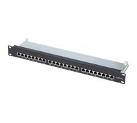 Renkforce RF-6804430 Patch panel 24 ports 483 mm Black Unequipped 1 U
