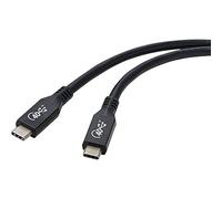 RENKFORCE USB Cable USB4™ USB-C® 0.8 m Black Aluminium Connector RF-4870098