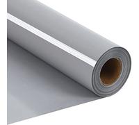 RENLITONG Grey Iron on Vinyl 12Inch by 20ft Roll HTV Heat Transfer Vinyl for T-Shirt HTV Rolls for All Cutter Machine - Easy to Cut & Weed for Heat Transfer Design