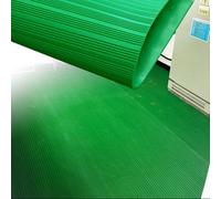 RENLXFI 3mm Thick High Voltage Insulating Flooring Mat, Dielectric Non-Conductive Insulating Floor Mats for Distribution Room/Substation, 1M Wide(Green,L 8ft/2.4m)