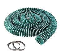 RENLXFI 800 600 200 160 150mm 125mm 100mm 80 Mm 2m 3m 5m Flexible Dryer Ducting Tube, Indoor Outdoor Portable Air Conditioner Duct, Universal Replacement AC Vent Hose(Dia 100mm(4 in),L 3.0m(9.8ft))