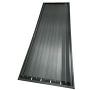 RENLXFI Concertina Door Folding Door Internal Doors Sliding Grey, Concertina Doors Custom Fit for Indoor Doorway Pantry, Metal Aluminum Locking Accordion Door Room Divider(195cmx190cm)