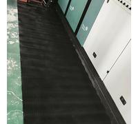 RENLXFI Distribution Room Insulating Switchboard Mat, 6KV High Voltage Electrical Safety Rubber Mat For Commercial Work Spaces, Anti-Electrocution(Black,L 1.6m/5.2ft)