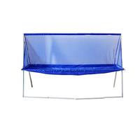 RENLXFI Foldable Table Tennis Ball Catch Net, Indoor Ping Pong Practice Net for Ball Shooters Multi-Ball Drills or Serve Training, Easy to Install