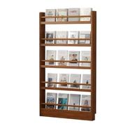 RENLXFI Free Standing Magazine Display Rack, 5 Layer Wood Newspaper Holder for Literature Books Document In Home Office Dining Room, large Organizer Folder (Size : 155x60cm/61x23.6in)