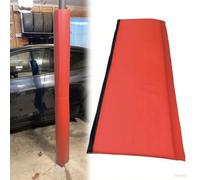 RENLXFI Red Green Blue Garage Pole Pads 2 3 4 Ft Tall for Preventing Vehicle Doors, Commercial Home Basement Pole Padding/Basketball Hoop Columns Crash Pad Cover(Red H 2FT,Dia 152mm (6in))