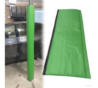 RENLXFI Red Green Blue Garage Pole Pads 2 3 4 Ft Tall for Preventing Vehicle Doors, Commercial Home Basement Pole Padding/Basketball Hoop Columns Crash Pad Cover(Green H 4FT,Dia 152mm (6in))