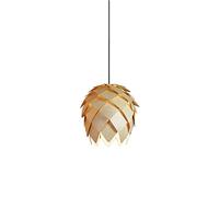RENMIAO Wooden Pendant Lamp Wooden Pine Cone Wood Chip Chandelier 1 Bulb Ceiling Suspension Lamp For Kitchen Living Room Bedroom Restaurant Cafe Teahouse Bar Dining Room Club