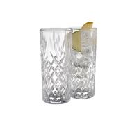"Renmore" Hi-ball Set of 2 Galway Crystal Clear One Size