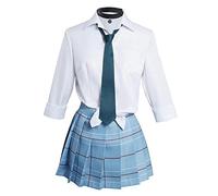 renmuq Anime My Dress-Up Darling Kitagawa Marin Cosplay Outfit Uniform Sailor JK Dress Anime Costumes Full Set for Halloween Party