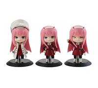 renmuq Anime Q Figure DARLING in the FRANXX Figure, Zero Two 9.5-10cm PVC Model Action Figure Desktop Ornaments Collectable