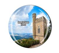 Rennes-le-Chateau France Fridge Magnet Tourist Souvenir Gift Collection Refrigerator Crystal Magnetic Sticker