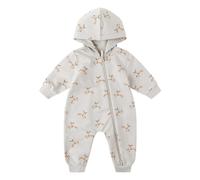 Rennes Organic Cotton Jumpsuit Grey 0/3 months
