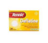 Rennie Deflatine Sugar Free Mint 36 Tablets