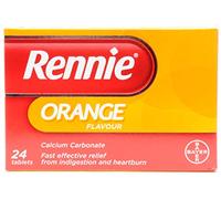 Rennie Indigestion and Heartburn Relief (Orange 2 x 24 Pack)
