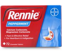 Rennie Peppermint 72 Pack