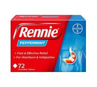 Rennie Peppermint Flavour - 72 Tablets