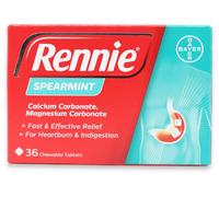 Rennie Spearmint 36 Chewable Tablets