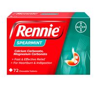Rennie Spearmint Heartburn & Indigestion Relief 72 Tablets 72 Tablet
