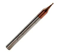 Rennie Tool - 0.8mm Solid Carbide Micro End Mill 2 Flute TiAlN Coated | 0.8mm x 1.6mm x 50mm - 4mm Shank Slot Drill / Endmill For CNC Machining