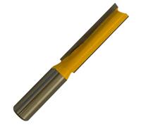 Rennie Tool 1/2" Cut x 1/2" Shank x 50mm Flute TCT 2F Straight Router Bit | Extra Long Carbide Tipped Kitchen Worktop Router Cutter Bit 2 Flute. Compatible With Makita Katsu Dewalt Trend Router Etc