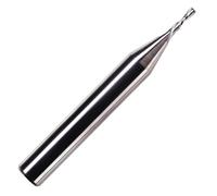 Rennie Tool 1.5mm x 6mm x 1/4" Shank Solid Carbide 2F Down Cut Router Bit | For Wood MDF Plywood. Compatible With Dewalt, Makita, Katsu, Trend Router Etc 6.35mm Shank 2 Flute Spiral 1.5mm Router Cutter