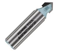 Rennie Tool 10mm x 90 Degree x 1/2" Shank TCT V Groove / Chamfer Router Bit