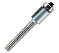 Rennie Tool 12.7mm Cut x 16mm Flute x 1/4" Shank TCT Guided Router Bit | Bottom Bearing Self-Guided Trimmer Router Cutter Bit / Flush Trim Fits Makita Festool Hikoki Dewalt Trend Router Etc