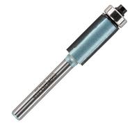 Rennie Tool 12.7mm Cut x 26mm Flute x 1/4" Shank TCT Guided Router Bit | Bottom Bearing Self-Guided Trimmer Router Cutter Bit / Flush Trim Fits Makita Festool Hikoki Dewalt Trend Router Etc