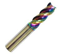 Rennie Tool - 12mm x 36mm Flute Solid Carbide DLC Coated Spiral 3F End Mill