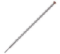 Rennie Tool 25mm x 600mm Long SDS High Performance Hammer Drill Bit | Cross Tipped Masonry Drill Bit For Brick, Concrete, Stone, Granite. Professional Tungsten Carbide Tipped 25mm SDS Drill Bit