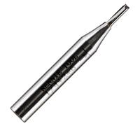 Rennie Tool - 2mm Cut x 12mm Flute x 1/4" Shank 2F Straight Router Bit | TCT Tipped 2 Flute Straight Router Cutter Bit Compatible With Makita Bosch Trend Katsu Dewalt Router Etc. 2mm Router Bit