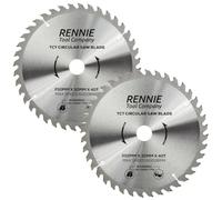 Rennie Tool 2pcs 250mm x 30mm Bore x 40T TCT Circular Saw Blades For Wood
